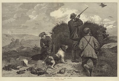 Treibjagd auf Moorhühner von George Bouverie Goddard